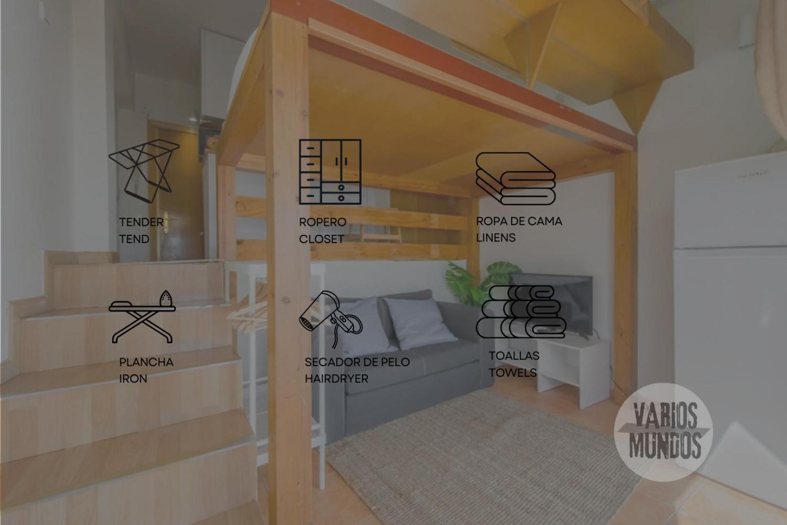 Nuevo Atico Loft 1Hab 3Pax En La Plaza De Chueca Madri Exterior foto